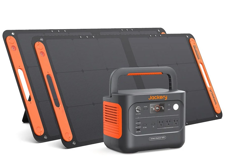 Jackery Solar Generator 1000 New+SolarSaga 100×2