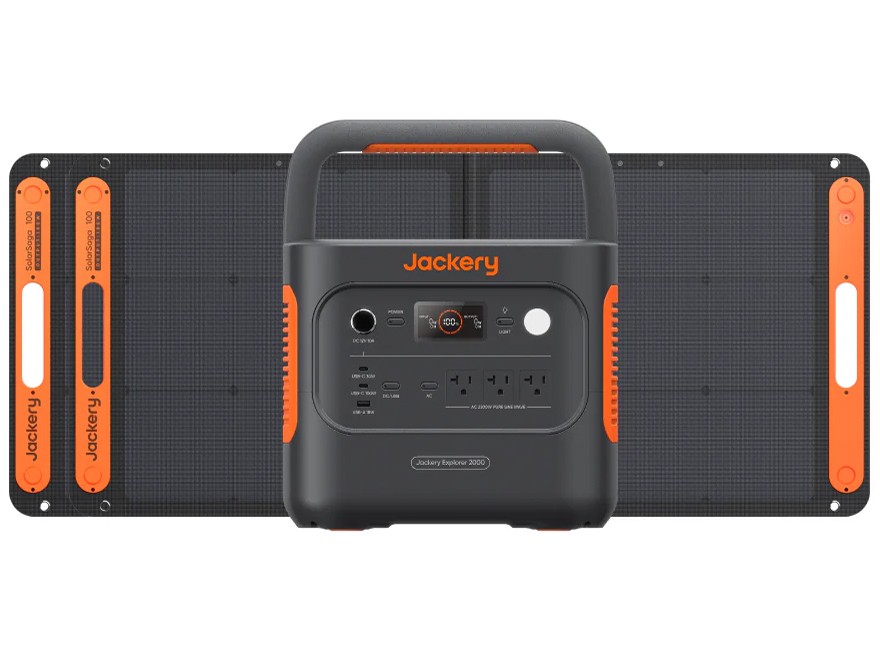Jackery Solar Generator 2000 New+SolarSaga 100×2